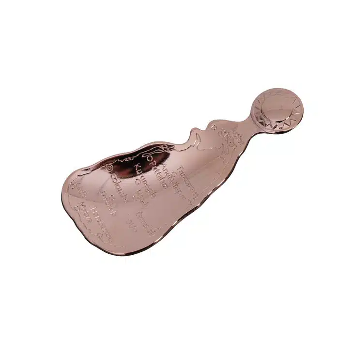 Roségoldener Löffel für Teedose Sri Lanka - 3,5 x 8 cm – Bild 2