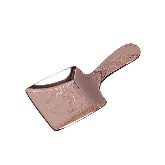 Roségoldener Löffel für Teedose Staub - 3,5 x 7 cm – Bild 2