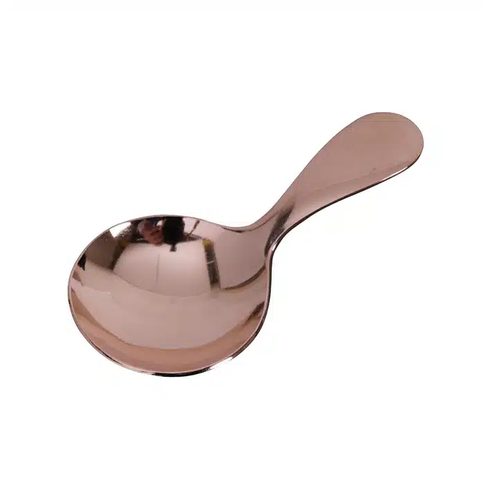 Roségoldener Löffel für Teedose rund - 4 x 8,5 cm – Bild 2