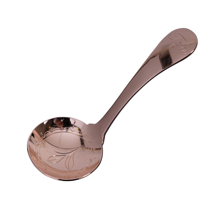 Roségoldener Löffel für Teedose  - 4 x 10,4 cm – Bild 2
