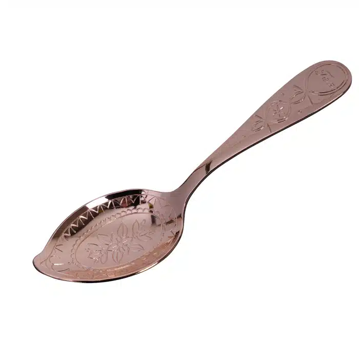 Roségold Löffel für Teedose  Blume - 3,5 x 13 cm – Bild 2