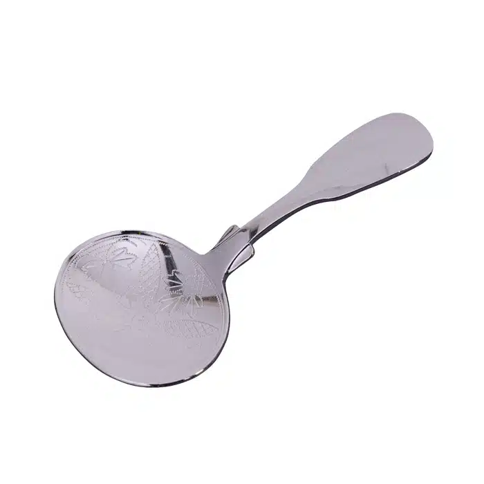 Silberlöffel für Teedose Eiche - 4,5 x 9,5 cm – Bild 2