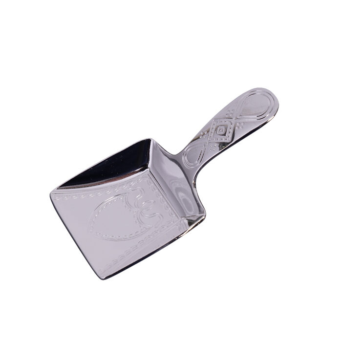 Silberlöffel für Teedose Staub - 3,5 x 7 cm – Bild 2