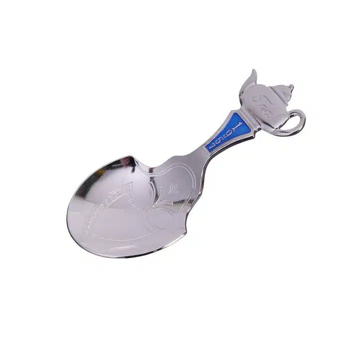 Silberlöffel für Teedose Teekanne - 4 x 9 cm – Bild 2