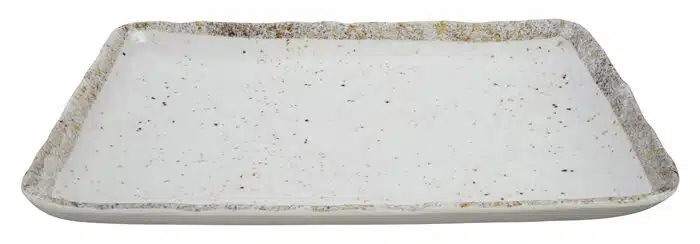 Tokyo Design Studio - Melamine Earthware - Weißer rechteckiger Teller - 35 x 23,8 x 4,1 cm – Bild 2