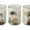 Weiß - Utamaro Tasse Set 5tlg. 7,5 x 10cm 300ml – Bild 2
