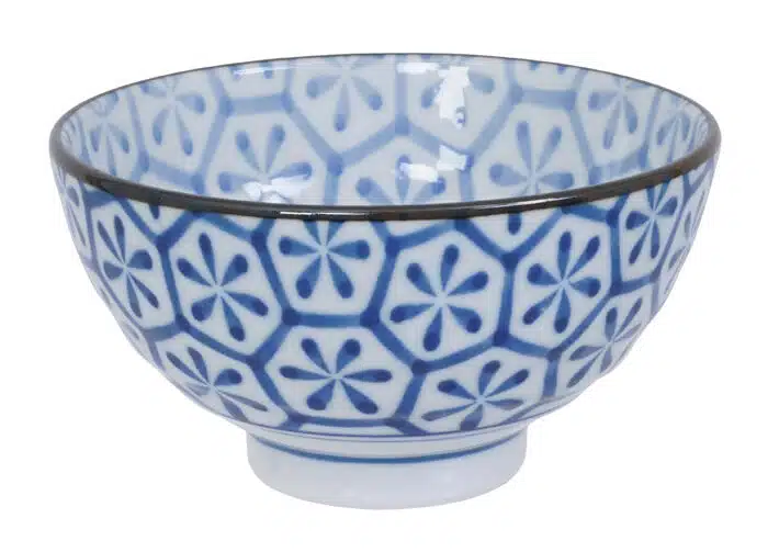 Blau / Weiße Schüssel - Gemischte Schalen - 12 x 6,5 cm 400 ml – Bild 2