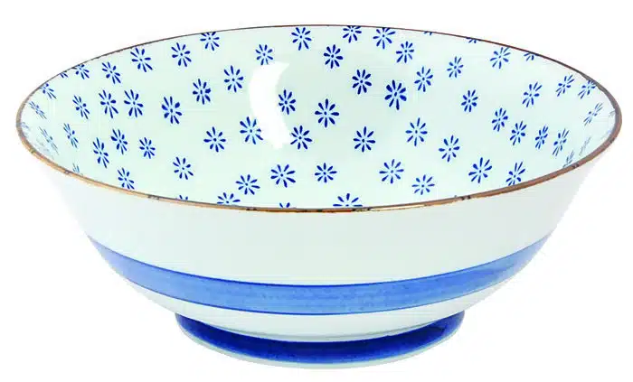 Blau / Weiße Schüssel - Gemischte Schalen -19 x 7,5 cm 900 ml – Bild 2