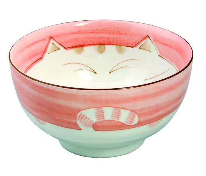 Pinke Schale - Kawai Katze - 16cm 800ml – Bild 2