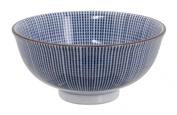 Blau / Weiße Schüssel - Sendan Tokusa - 11,8 x 5,5 cm 300ml – Bild 2