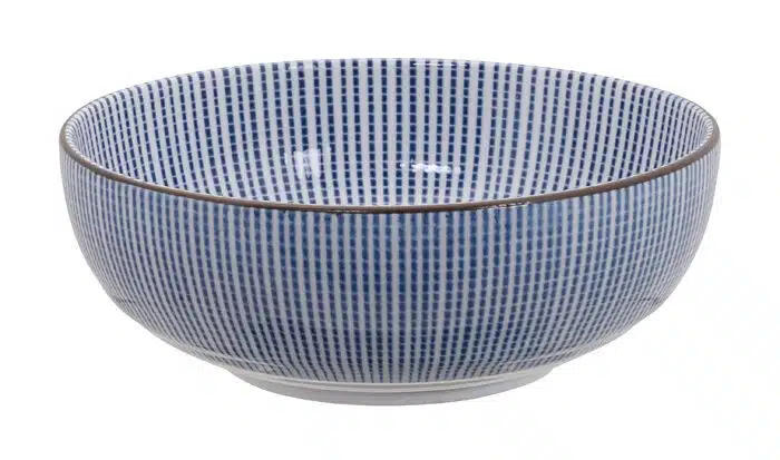 Blau / Weiße Schüssel - Sendan Tokusa - 15 x 5,5 cm 600 ml – Bild 2