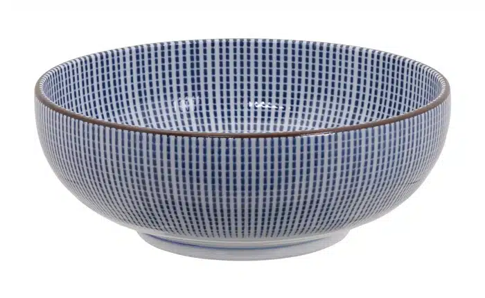 Blau / Weiße Schüssel - Sendan Tokusa - 14 x 5 cm 500 ml – Bild 2