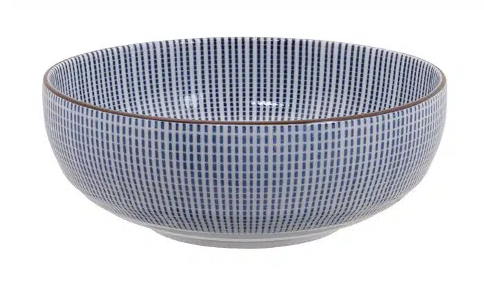 Blau / Weiße Schüssel - Sendan Tokusa - 17,8 x 6,6 cm 900 ml – Bild 2