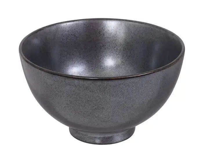 Matt-Schwarze Schüssel - Tetsu Kessho Matte - 11,5 x 6,5 cm 250 ml – Bild 2