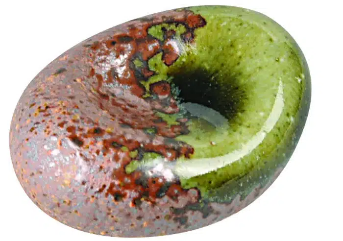 Grün / Orangene Essstäbchen Untersetzer - 5cm – Bild 2