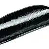 Schwarzes Handtuchblatt - Lackware - 16,5 x 7 cm – Bild 2