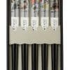 Essstäbchen mit Geisha - 5er Set – Bild 2