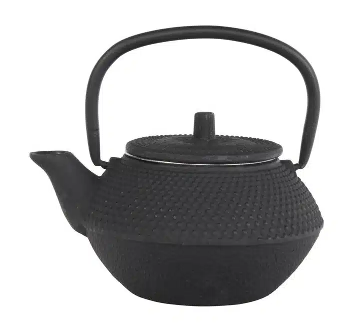 Schwarze Teekanne aus Gusseisen - Gusseisen - 13,5 x 11,5 x 8,5 cm 350 ml – Bild 2
