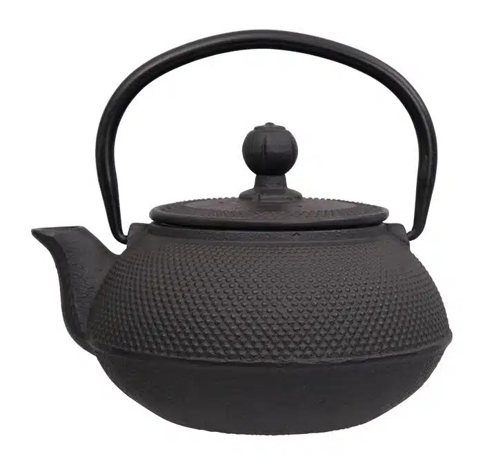 Schwarze Teekanne aus Gusseisen - Gusseisen - 600ml – Bild 2