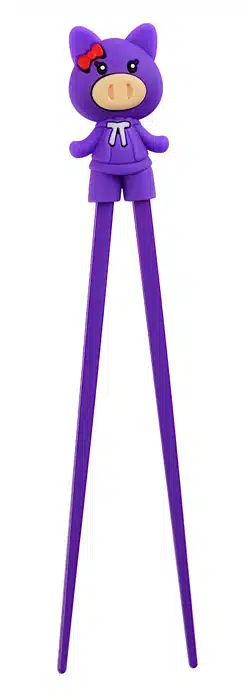 Essstäbchen für Kinder mit Schwein Figur - 22 cm – Bild 2