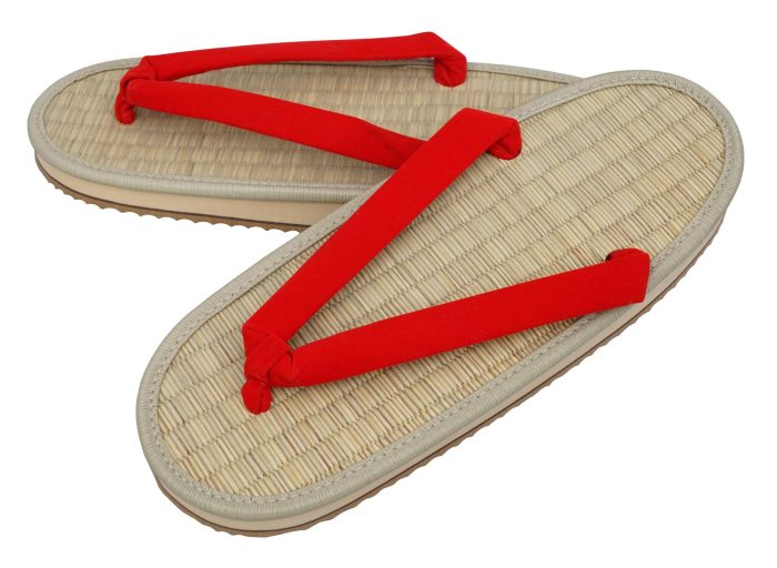 Rote KY Zori Flip Flops - 41+ – Bild 2