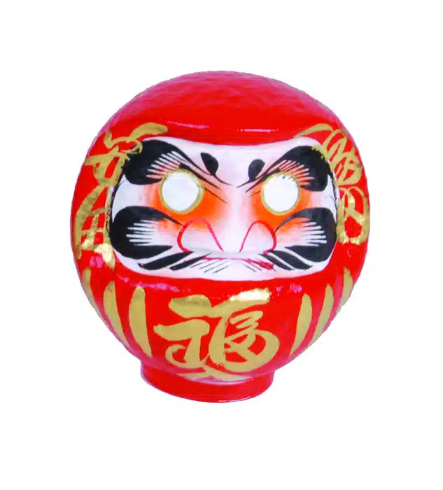 Rote Daruma Puppe - 17,5 cm – Bild 2