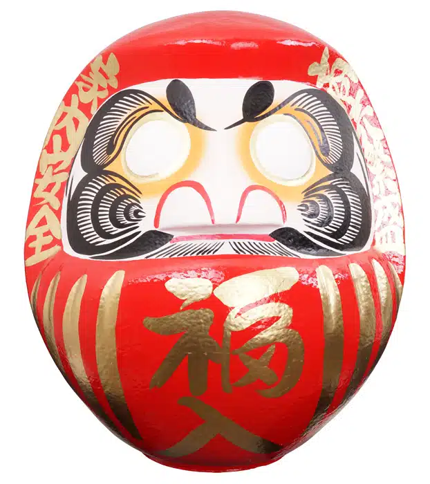 Rote Daruma Puppe - 75 cm – Bild 2