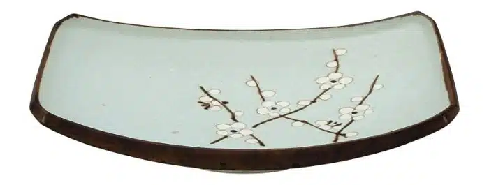 Minzgrüner rechteckiger Teller - Soshun - 18,5 x 12,5 cm – Bild 2