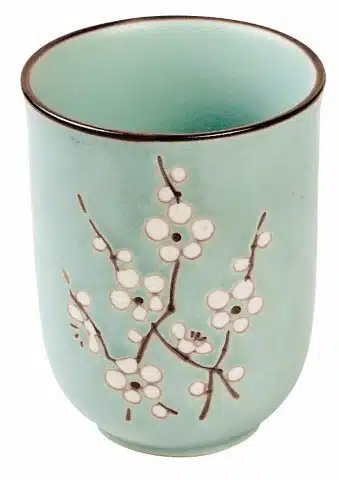 Minzgrüne Teetasse - Soshun - 11 x 8,5 cm 450 ml – Bild 2