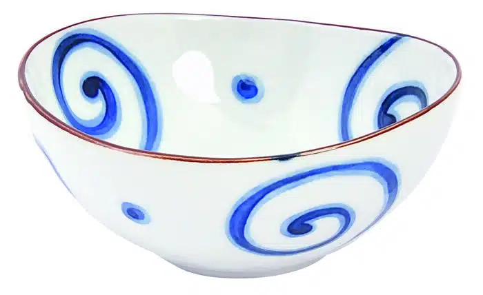 Blau / Weiße Schüssel - Gemischte Schalen - 16 x 7 cm 500 ml – Bild 2