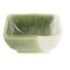 Sojasaucenschale im Oribe-Stil - Grün-Grau - 7,5 x 7,5 x 3 cm – Bild 2