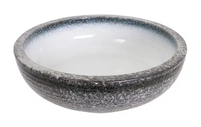 Grau / Weiße Schüssel - Tajimi - 23,3 x 8 cm 1500 – Bild 2