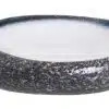 Grau / Weißer tiefer Teller - Tajimi - 27 x 21 x 5,5 cm – Bild 2