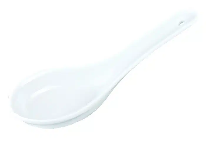 Weißer Löffel - Weiße Serie - 13,8 x 4,8 cm – Bild 2