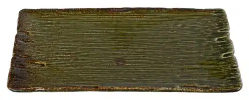 Tokyo Design Studio - Green Oribe - Rechthoekigbord - Groen - 21.5x13cm