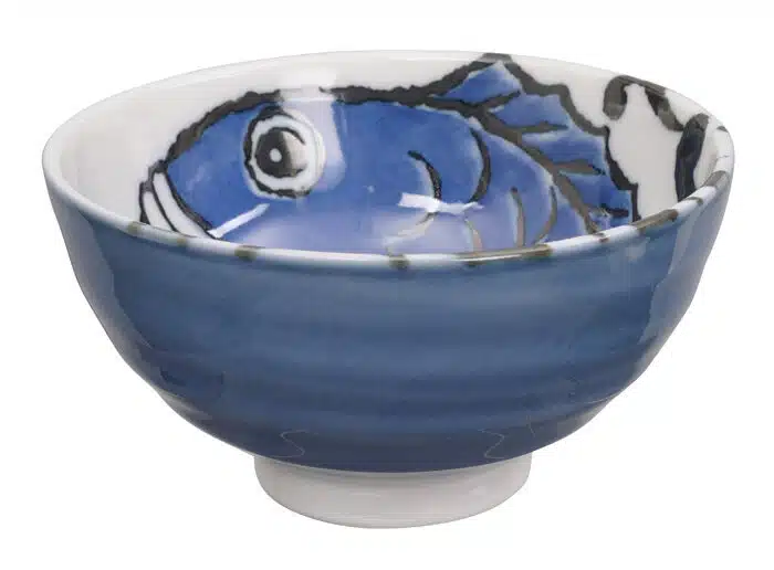 Blaue Schale - Seafood - 11,2 x 7,2 cm 250 ml – Bild 2