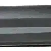 Schwarz / Silberner rechteckiger Teller - Silberpinsel - 29 x 13 cm – Bild 2