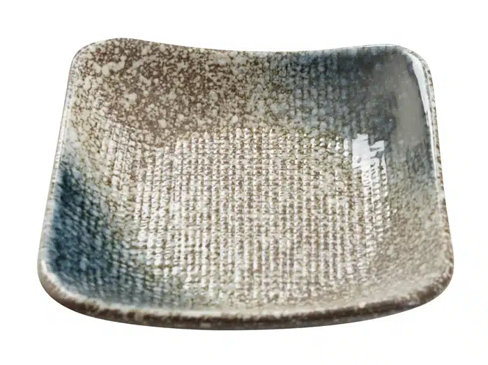 Blau / Grauer Teller - Tajimi - 14 x 14 x 3,5 cm – Bild 2