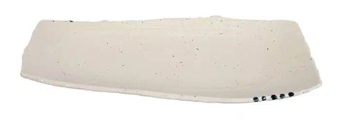 Weißer rechteckiger Teller - Große Teller - 32,4 x 16 cm – Bild 2