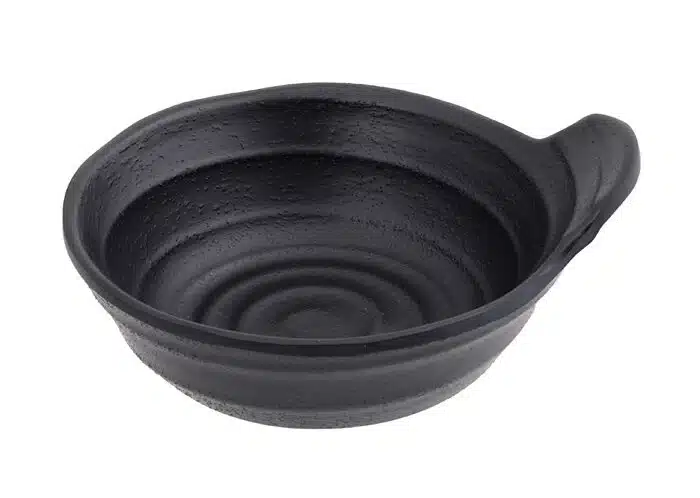 Schwarze Schüssel - Melamin - 11,4 x 5,7 cm 175 ml – Bild 2
