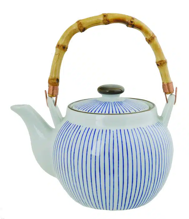Blau / Weiße Teekanne - Sendan Tokusa - 19,5 x 13,5 x 12,5 cm 1000 ml – Bild 2