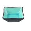 Quadratische Schüssel – Glas Türkis – 8,5 x 8,5 x 3 cm – Bild 2