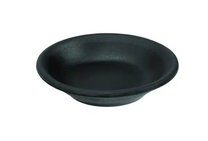 Schwarze Sojasauce Teller - Melamin - 8 x 1,6 cm – Bild 2