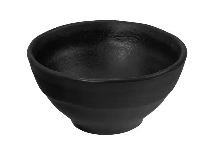Schwarze Schüssel - Melamin - 11 x 5,4 cm 250 ml – Bild 2