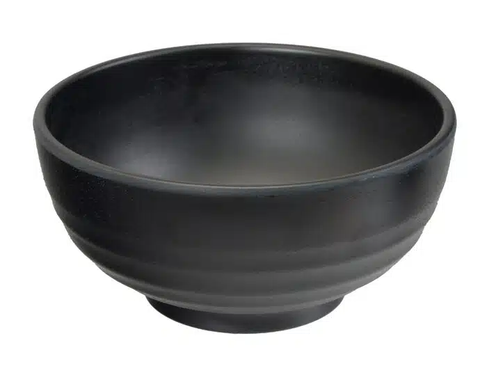 Schwarze Schüssel - Melamin - 16 x 8 cm 700 ml – Bild 2