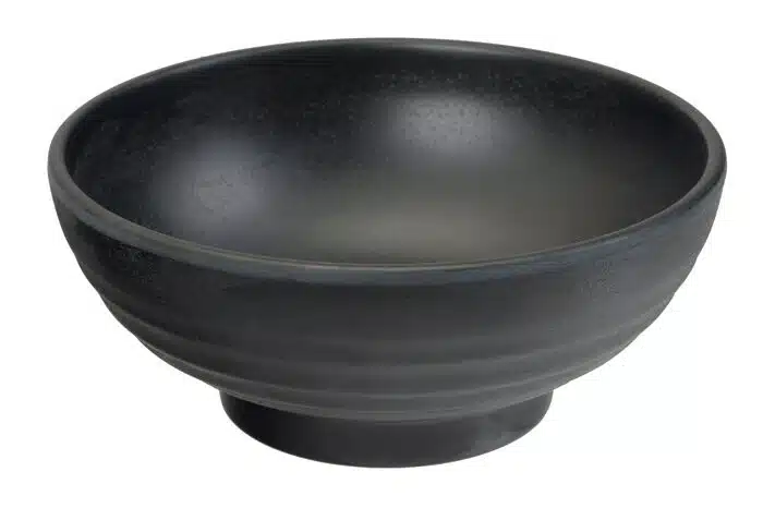 Schwarze Schüssel - Melamin - 19 x 8 cm 850 ml – Bild 2