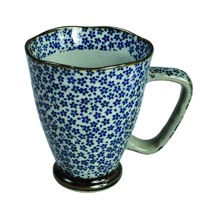 Blau / Grauer Becher - 9 x 11cm 400ml – Bild 2