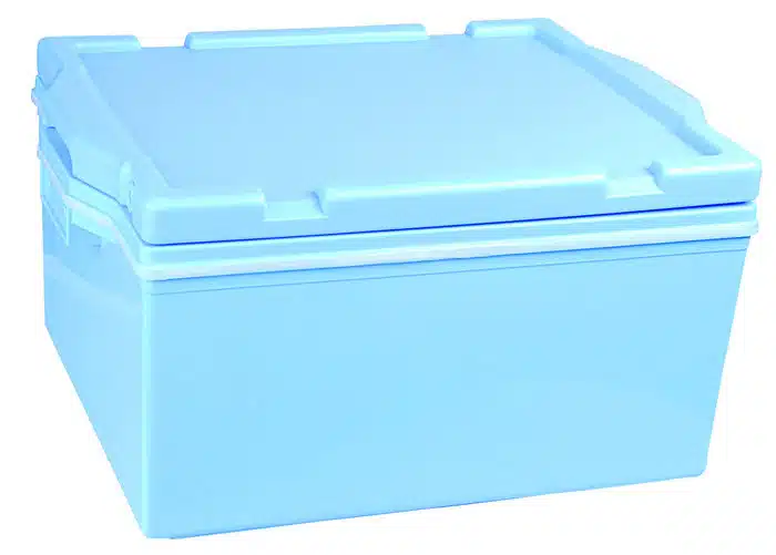 Blaue Wärmebox für Reis - 47,5 x 36,5 x 25,5 cm – Bild 2