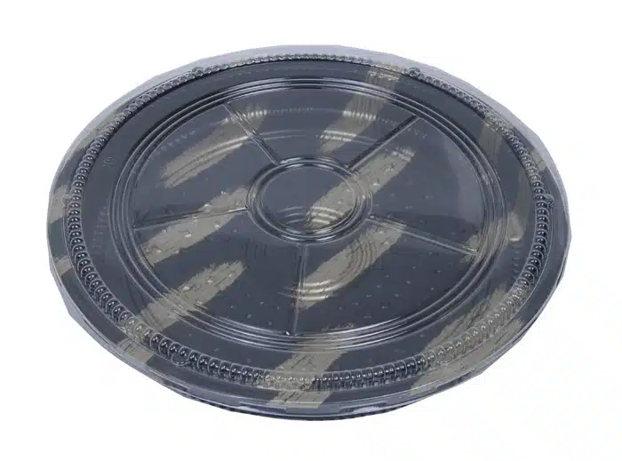 Tablett mit herausnehmbarem Deckel - 38 x 4 cm (verpackt pro 25)