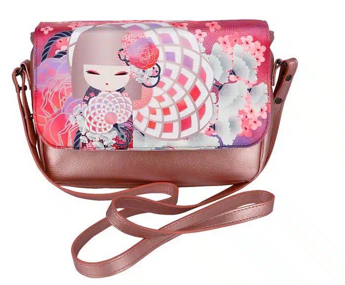 Rosa Airi Umhängetasche - Kimmidoll - 23 x 18,5 x 7,5 cm